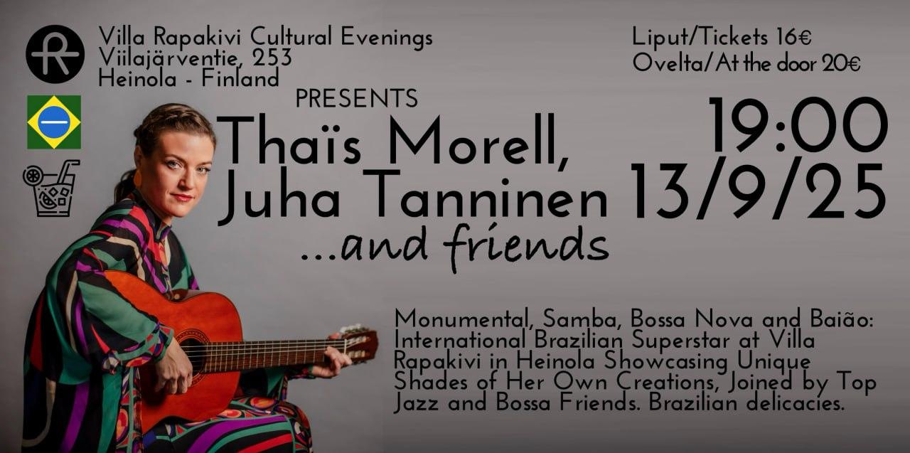 Thaïs Morell – samba, bossa nova ja bãiao