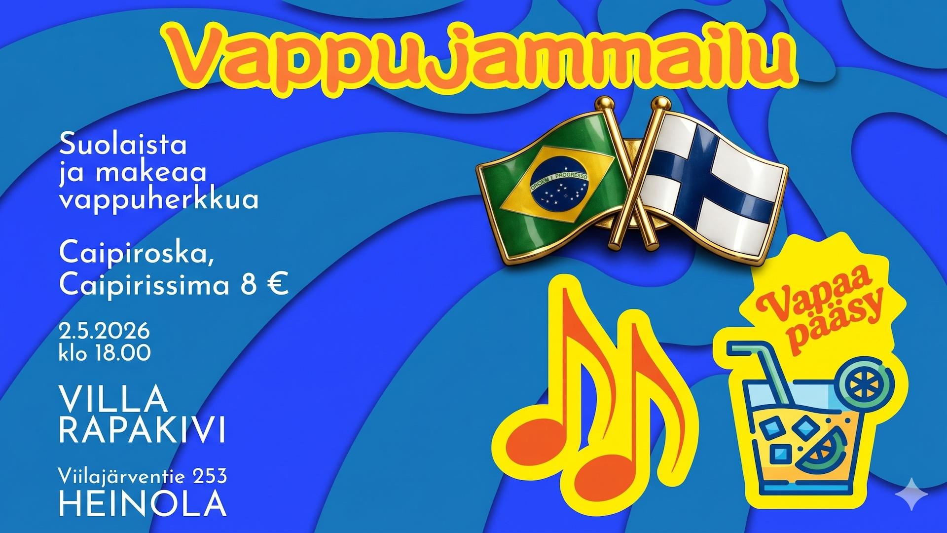 Vappu 2026 - kevään ensimmäinen musailta